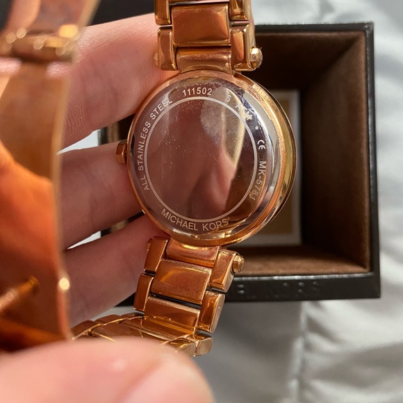 Michael Kors Parker rose gold watch